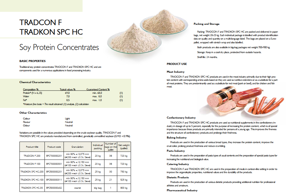 Non-Gmo TVP/TSP & Soya Flours
