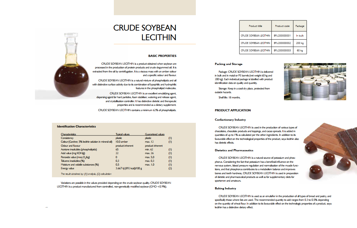 Crude Soybean Lecithin